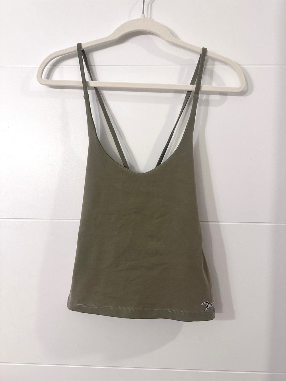 Women’s Olive Strappy Tank Top